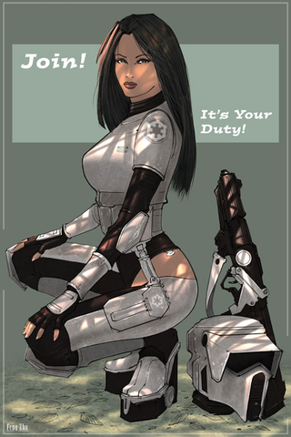 Illustration for article titled Sexy Recruitment Posters For The Empire
